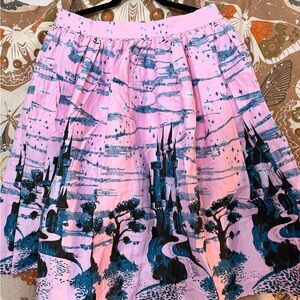 Pinup Couture Enchanted Pink and Blue Skirt